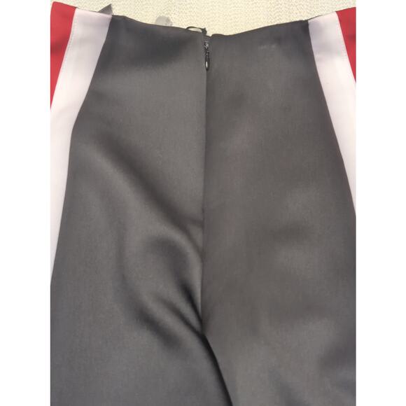 Lovers + Friends Black Red White Side Stripe Track Pants High Waist XS Revolve - Picture 3 of 9